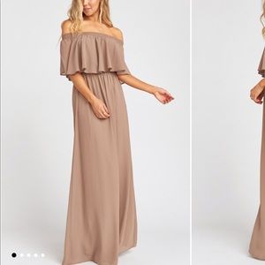 show me your mumu off the shouler dress